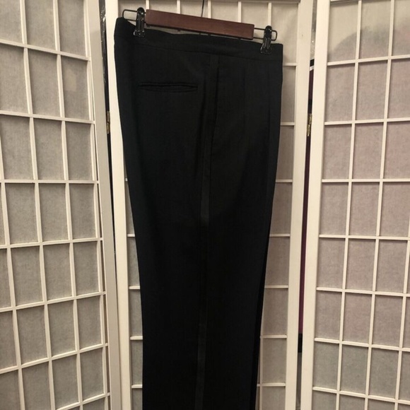 Stanley Blacker,Men,Formal suit,Black,Sz 32,Red braces,Crossed buttons,MadeUSA.! - Picture 5 of 15